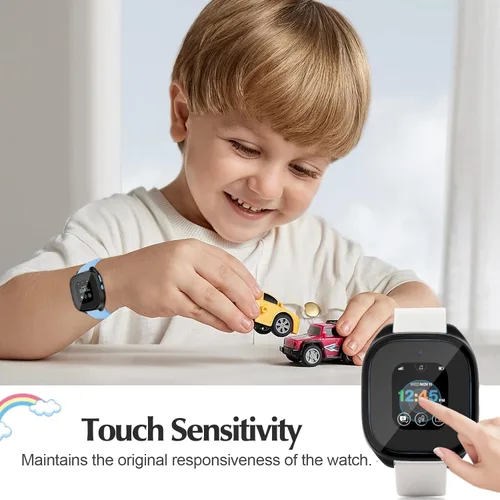 Miniatura 6 de Paquete de 2 fundas compatibles con Verizon Gizmo Watch 3, protector de pantalla de policarbonato duro de policarbonato integrado, protector