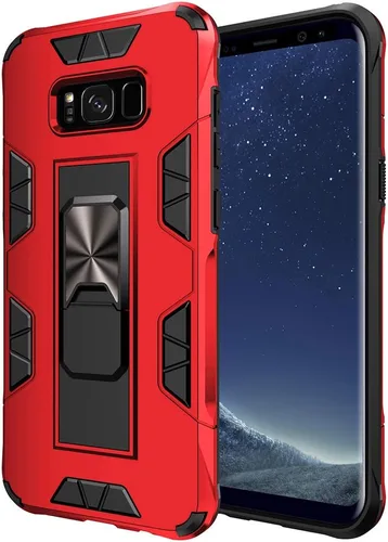 Miniatura 10 de Funda para Samsung Galaxy S8 Plus, funda Samsung Galaxy S8+ de grado militar, funda con función atril incorporada, armadura, resistente, a prueba