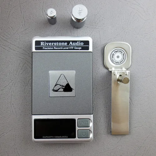 Miniatura 8 de Medidor de presión de fuerza de seguimiento de lápiz giratorio de nivel de registro de precisión, 3.53 oz, resolución de 0.00 oz (plata)