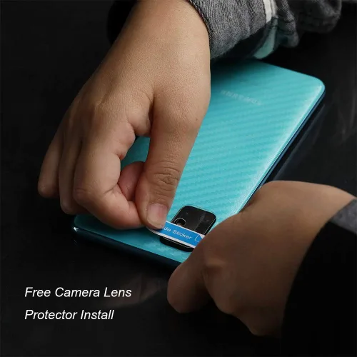 Miniatura 3 de Ibywind Protector de pantalla para SamSung Galaxy A51, con 2 piezas de vidrio templado, 1 protector de lente de cámara, 1 película de fibra