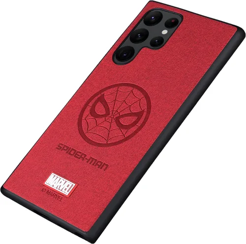 Miniatura 3 de Funda para Galaxy S22 Ultra 5G, con personaje de superhéroe para Samsung Galaxy S22 Ultra, funda de piel roja