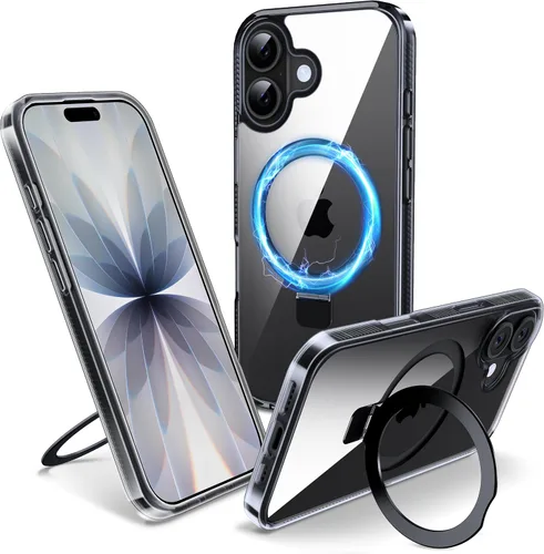 Miniatura 9 de Funda magnética para iPhone Air – [Soporte invisible integrado] [Compatible con MagSafe] [Protección contra caídas de grado militar] Cubierta