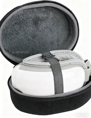 Estuche rígido de viaje compatible con el masajeador de ojos RENPHO, masajeador de ojos, diseño inalámbrico, equipo de masaje portátil (solo estuche