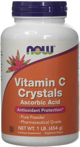 NOW Foods Cristales de vitamina C, 1 libra