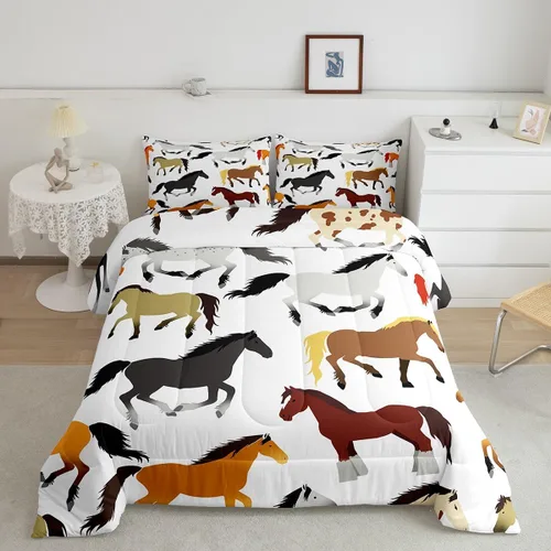 Miniatura 41 de Juego de edredón de bicicleta de tierra Feelyou para motocross, juego de ropa de cama para piloto de motocross, edredón deportivo extremo, edredón