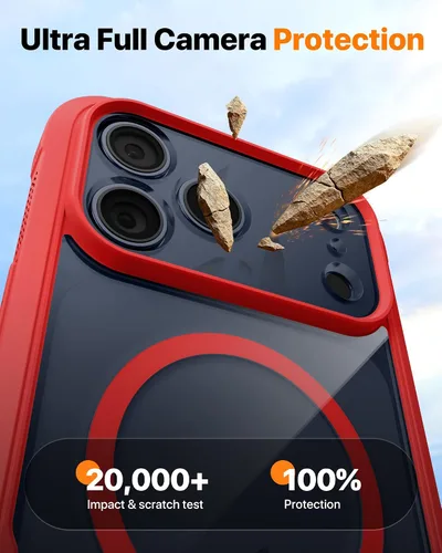 Miniatura 83 de Diaclara Funda diseñada para iPhone 16, mejorada [protección completa de la cámara], carcasa resistente de cuerpo completo con protector de pantalla