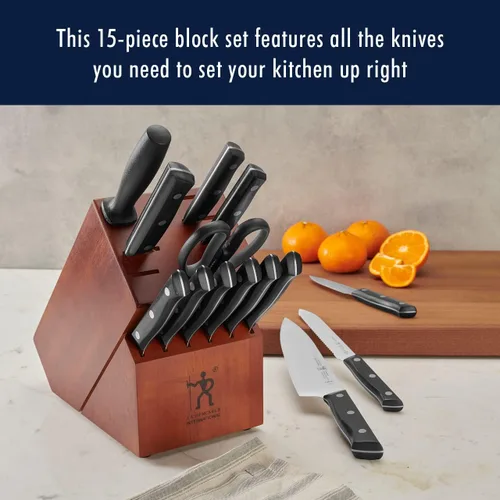 Miniatura 2 de HENCKELS Dynamic Razor-Sharp - Juego de cuchillos de 12 piezas, cuchillo de chef, cuchillo de pan, cuchillo de carne, diseño alemán informado por