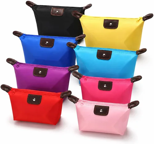 Bolsas de cosméticos, bolsas de aseo para mujer, paquete de 8 bolsas organizadoras de artículos de tocador, bolsa de maquillaje de viaje