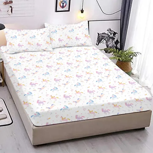 Miniatura 43 de MUSOLEI Sábana bajera ajustable de hongos, ropa de cama de hongos, decoración de hongos para niños, niños; juego de sábanas individuales; 1 sábana