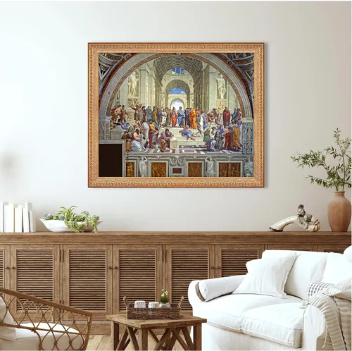 Miniatura 139 de A&T ARTWORK Campo de trigo con cipreses de Van Gogh Las reproducciones de arte clásico mundial, impresiones en lienzo giclée para decoración