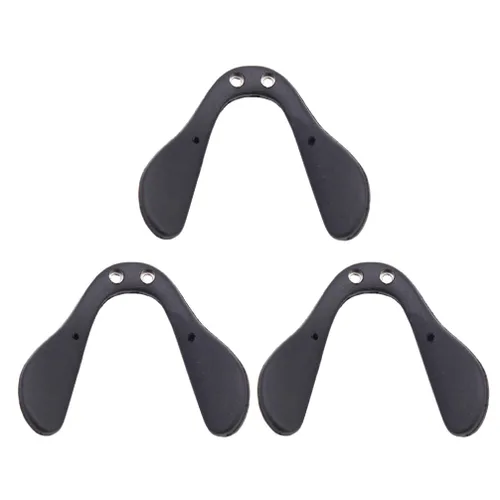 ARTIBETTER Almohadillas ajustables para puente de nariz para lentes, paquete de 3 soportes de nariz antideslizantes en forma de U, reemplazo para