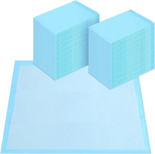 Miniatura 16 de FluffyDream Almohadilla de Entrenamiento Impermeable Súper Absorbente para Perros y Cachorros, Almohadilla para Mascotas para Entrenar en Casa, Azul