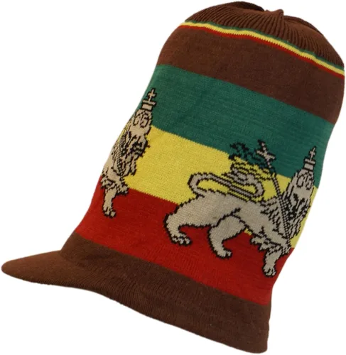 Miniatura 20 de Shoe String King SSK Rasta Knit Tam Hat Dreadlock Gorra con múltiples diseños y tamaños.