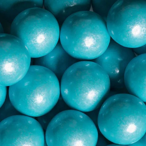 Miniatura 12 de Bolas de goma de mascar de 1 pulgada para máquina de chicle, bolas de goma de mascar de celebración (1 libra, mezcla de bebé (azul claro y blanco))