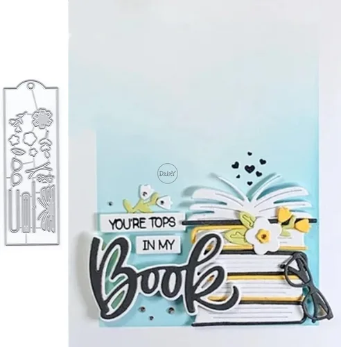 Miniatura 10 de DzIxY One Cloud Border Label Troqueles de corte de metal para kit de fabricación de tarjetas, troqueles de papel de gofrado, plantillas de máquina 6