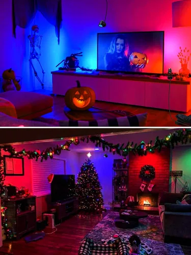 Miniatura 5 de Luces de Foco LED para Interiores 3W RGB Iluminación de Acento Luces Ascendentes para Interiores Lámpara de Foco para Plantas 120V Iluminación RGBW