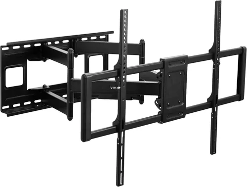 VIVO 60 a 120 pulgadas Soporte de pared para TV de pantalla grande y resistente para pantallas LCD LED planas y curvas, montaje giratorio