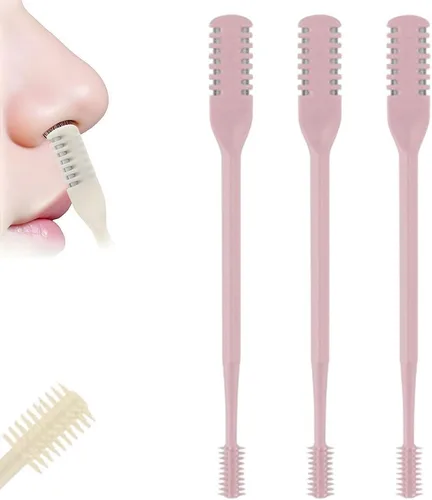 Miniatura 10 de Jiexily Cortador de Pelo Nasal 2 en 1 para Mujeres y Hombres, Nuevo 2025 Recortador de Nariz Giratorio 360° Herramienta Removedora, Cuchillo de Pelo