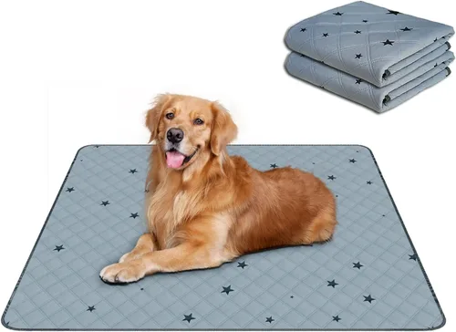 Miniatura 22 de RIOUSSI Almohadillas lavables para orina de perros, reutilizables, absorbentes, a prueba de fugas, antideslizantes, para entrenamiento de orinal