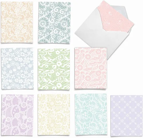 Miniatura 13 de The Best Card Company - 10 tarjetas en caja para todas las ocasiones con sobres (4 x 5.12 pulgadas) - Coloridas, divertidas tarjetas de notas
