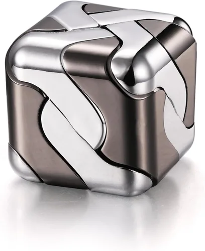 Miniatura 4 de Rompecabezas de metal 3D Cube Brain Teaser