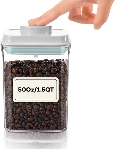 Miniatura 10 de Bop Top - Recipientes herméticos de almacenamiento de alimentos con tapa, paquete múltiple Juegos de recipientes de cocina Recipiente hermético
