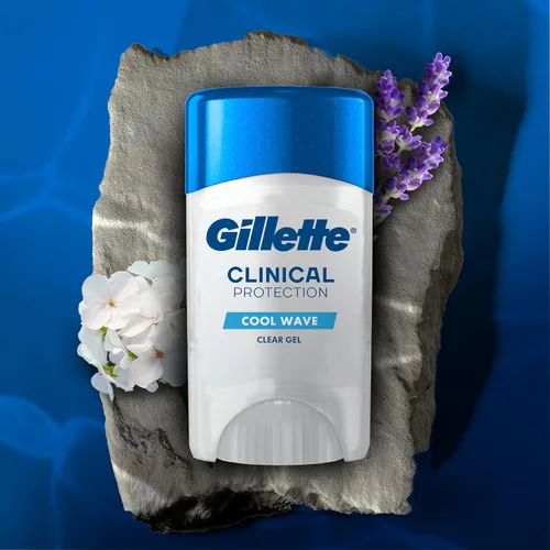Miniatura 11 de Gillette Antitranspirante clínico y desodorante para hombres, resistencia clínica 72 horas, protección contra el sudor y el olor, frescura de larga