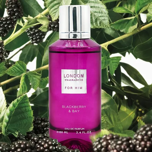 Miniatura 2 de Fine Perfumery London Fragrances - Blackberry and Bay - Almizcle, colonia de sándalo para hombres - Perfume de larga duración para hombres - Eau