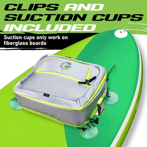 Miniatura 6 de Gradient Fitness Hielera SUP para tabla de remo Accesorios mejorados de material impermeable Bolsa térmica de kayak aislada de gran capacidad