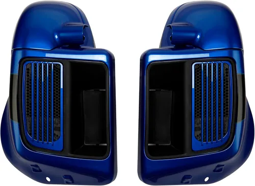 Miniatura 12 de HR3 Carenados inferiores ventilados de color negro vívido a juego compatibles con Harley Ultra Limited, Road Glide, Electra Glide, Tri Glide 2014