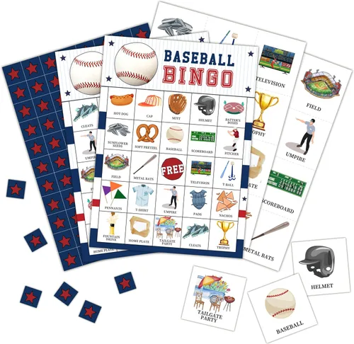 Miniatura 6 de Tarjetas de bingo de jubilación, juego de jubilación para 24 jugadores, actividades de oficina para familiares y amigos, suministros de regalos