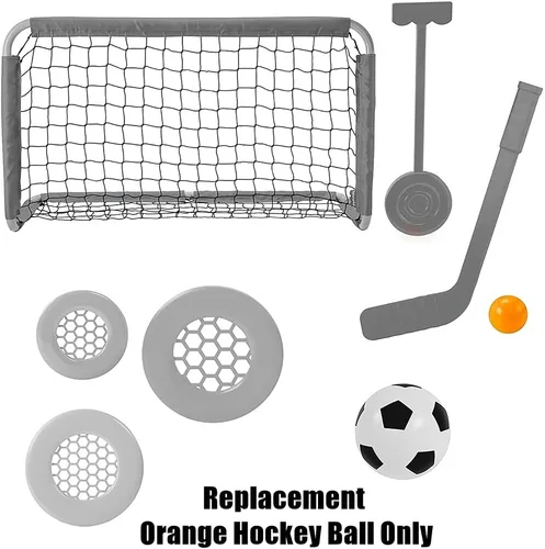 Miniatura 2 de Piezas de repuesto para Fisher-Price Let's Goal! Sports Net - HBW32 ~ Reemplazo de pelota de hockey naranja