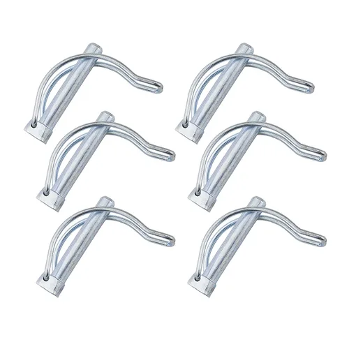 Miniatura 6 de 4 pines de seguridad de acoplador de acero al carbono, remolque remolque, bicicleta, carriola, barco, etapa, gancho de enganche de pierna