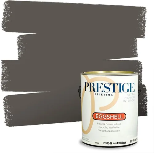 Miniatura 12 de PRESTIGE Paints - Pintura interior e imprimación en uno, 1 galón, cáscara de huevo, pimienta envejecida
