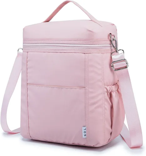 Miniatura 59 de NOL Natural Organic Lifestyle - Loncheras aisladas para mujer, bolsa enfriadora, ligera, de nailon, impermeable, para el trabajo