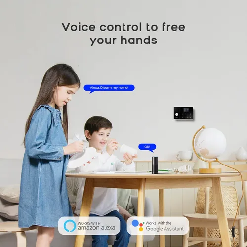 Miniatura 8 de Sistema de alarma de seguridad WiFi para el hogar PGST, kit de alarma de seguridad antirrobo inteligente inalámbrica para el hogar DIY de 24 piezas