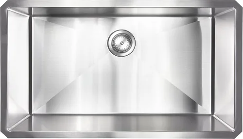 Miniatura 12 de MSI Fregadero y colador de cocina de acero inoxidable calibre 16 50/50 de 32 pulgadas