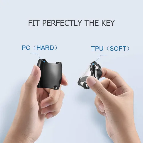 Miniatura 7 de ELOHEI - Funda para llavero de Mercedes Benz de TPU suave premium, compatible con Mercedes Benz C E S M, CLS, CLK, G, Clase G, llavero inteligente
