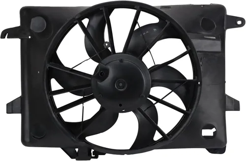 Miniatura 123 de TRQ Conjunto de ventilador de refrigeración dual del radiador compatible con Toyota Highlander 2008-2013 TO3115155