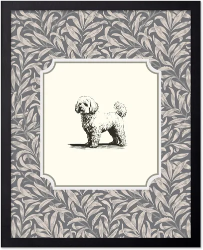 Miniatura 76 de Poster Master Póster Vintage de Cocker Spaniel Inglés - Impronta Retro de Perro - Arte Floral - Arte de Cachorros - Arte para Amantes de Animales