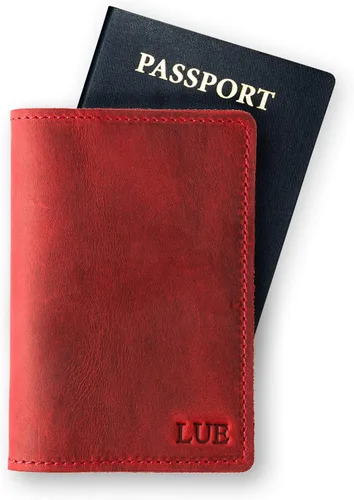 Miniatura 7 de PEGAI DeKalb - Funda de cuero personalizada para pasaporte, artículos esenciales de viaje, 100% suave al tacto, estilo rústico, imprescindible