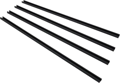 Miniatura 2 de Pista en T de aluminio de 48 pulgadas para carpintería - Perfil de doble corte universal con agujeros de montaje preperforados - Carpintería