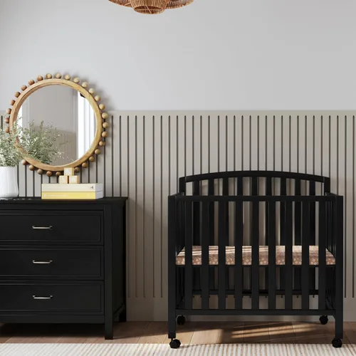 Miniatura 10 de DaVinci Dylan Cuna portátil 3 en 1 para bebé con ruedas - Conversión a cama para niños pequeños y sofá cama - Perfecta para espacios pequeños