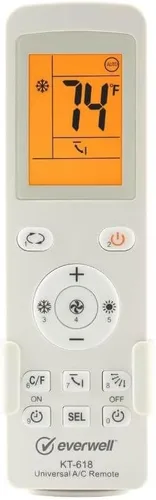 GENERIC Mando a distancia universal Mini Split, 10000 códigos, controla 99.9% AC