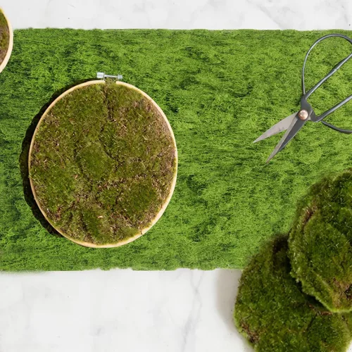 Miniatura 4 de Musgo falso para manualidades 39" x 39" musgo sintético para plantas de interior, musgo artificial para decoración, césped sintético verde para 39 x