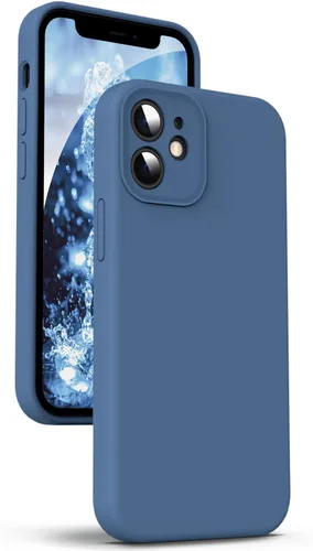Miniatura 61 de Supdeal Funda de silicona líquida para iPhone 12 Pro Max, [protección de cámara] [antihuellas dactilares] [carga inalámbrica] Funda protectora de 4