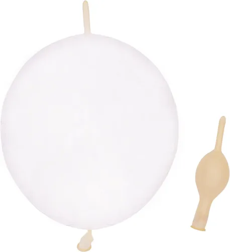 Miniatura 16 de Globos de eslabones de 10 pulgadas, 60 globos de eslabones de látex rosa bebé, 60 piezas para decoración de bodas, cumpleaños, Halloween, Navidad