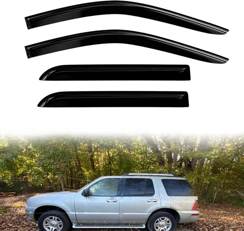 Miniatura 47 de Viseras de ventana protectores de lluvia para Chevy Equinox 2018 2019 2020 2021 2022 2023 2024