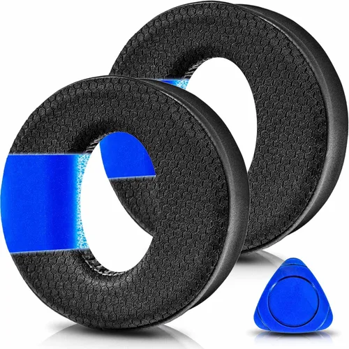 Miniatura 10 de Almohadillas de repuesto para PS5 para PlayStation 5 Pulse 3D PS5 - Almohadillas para los oídos PS5 (malla transpirable)
