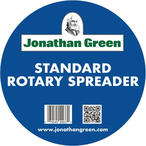 Miniatura 2 de Jonathan Green (10937) Nuevo esparcidor de transmisión rotativo estándar American Lawn - Esparcidor de césped de empuje cubre hasta 10,000 pies